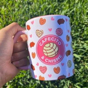 Cafecito and chisme coffee mug